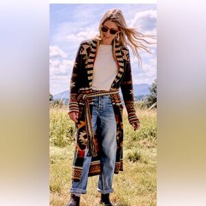 Faherty B. Yellowtail Paloma Eagle Peak Duster - medium